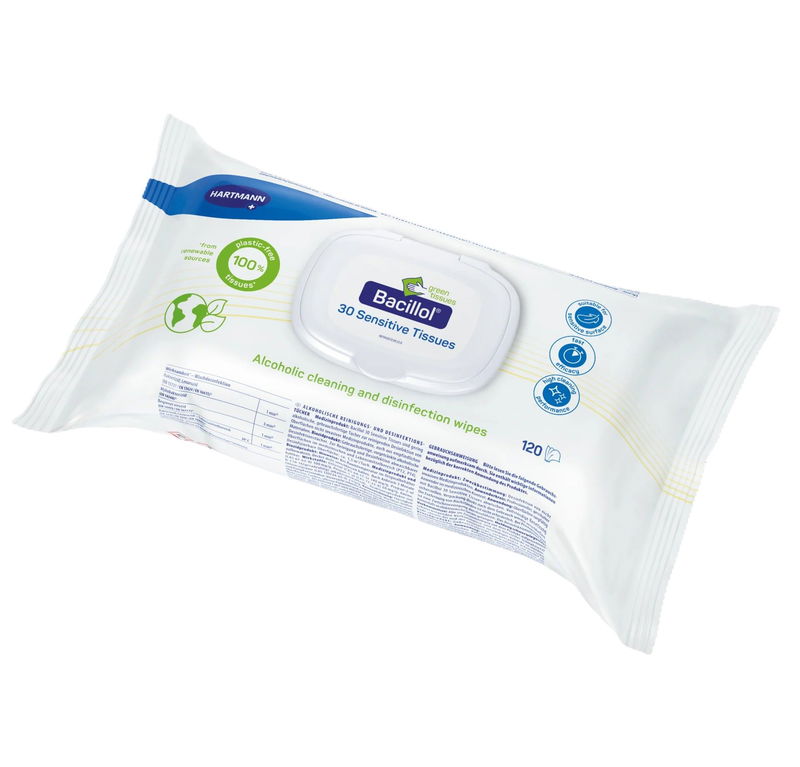 Hartmann Bacillol 30 Sensitiv Green Tissue