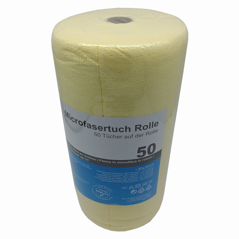 Mikrofaser auf der Roll - gelb