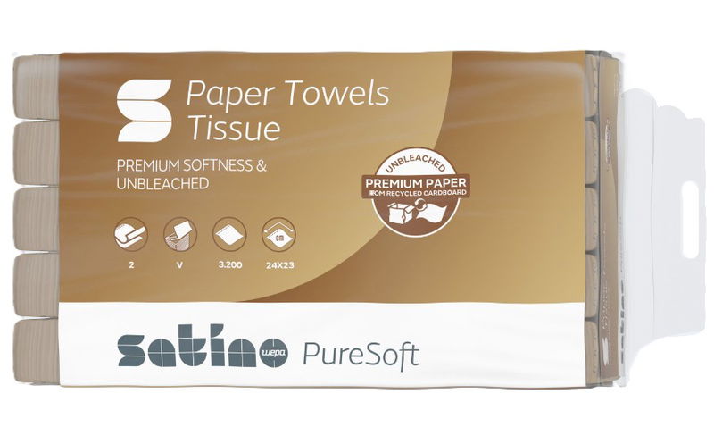 Satino PureSoft Papierhandtücher V-Falz 2