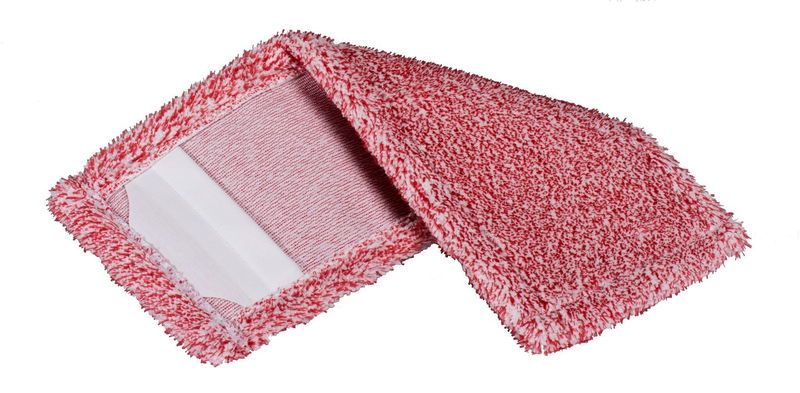 Mikrofaser-Mopp color rot