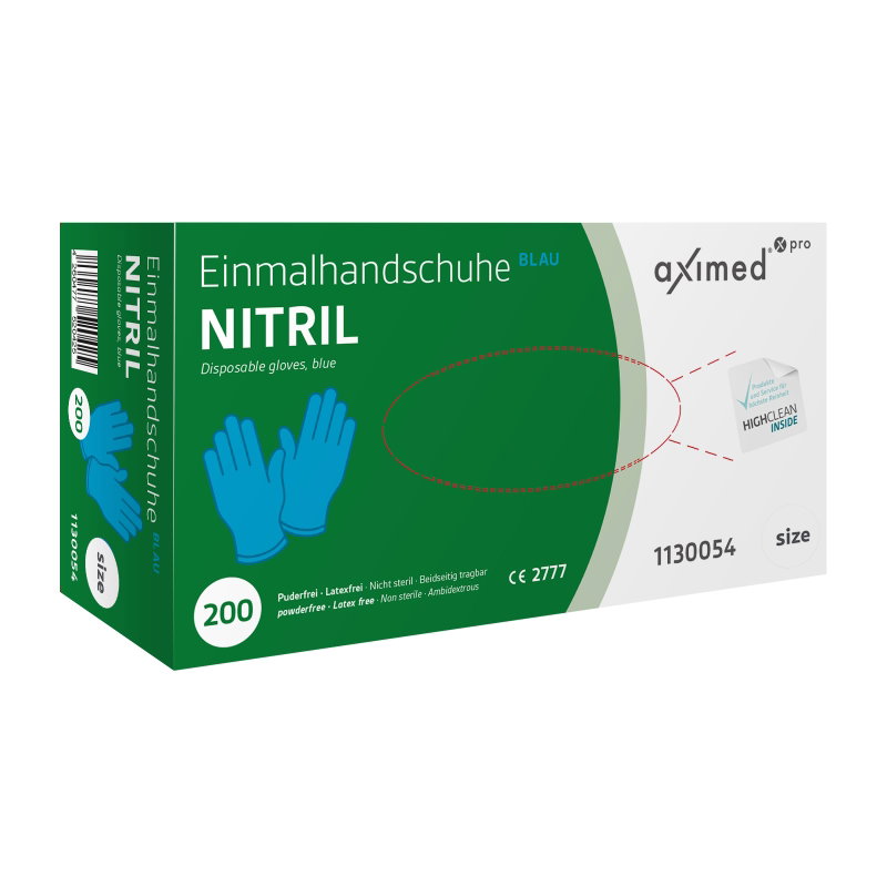 aximed pro Einmalhandschuhe Nitril