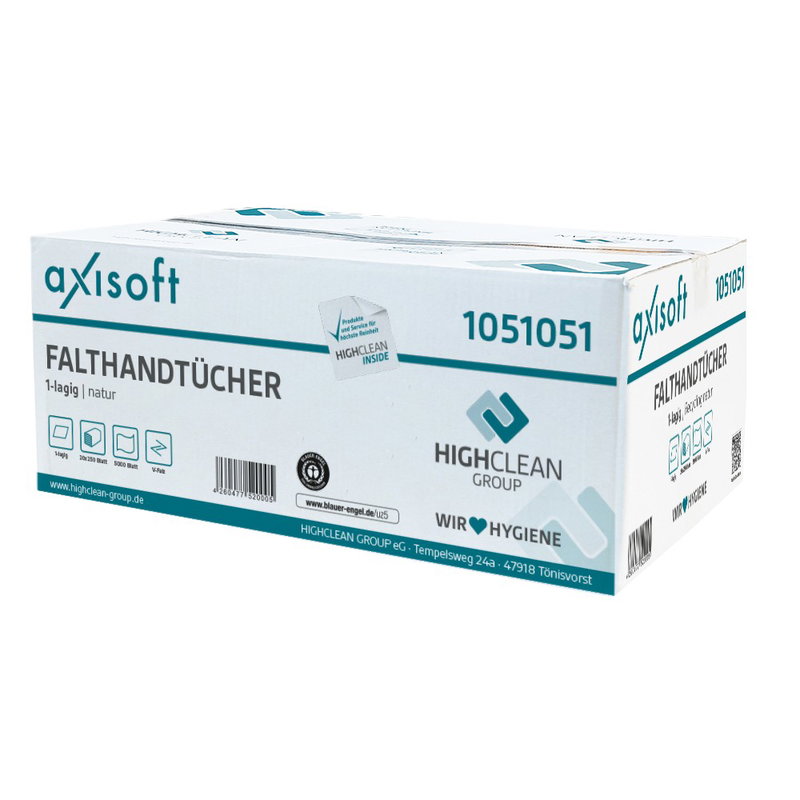 axisoft Papierhandtücher V-Falz 1