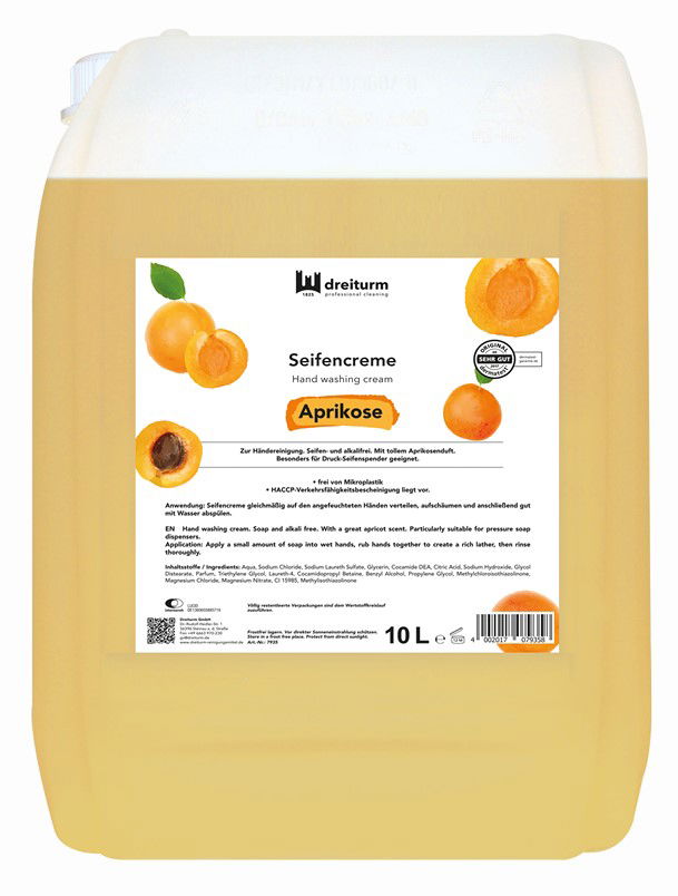 Dreiturm Seifencreme Aprikose