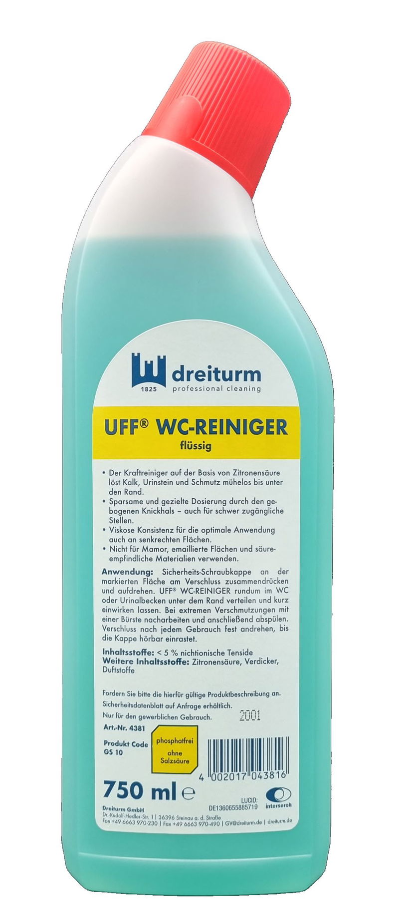 Dreiturm UFF WC-Reiniger