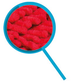 Chenille-Mopp rot
