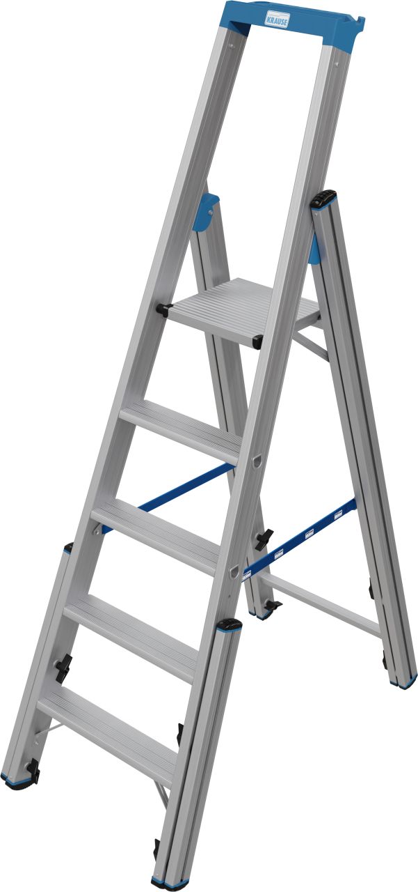 STABILO Teleskop-Stufen-StehLeiter