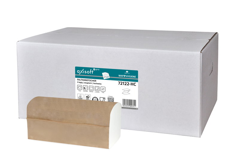 axisoft pro Papierhandtücher V-Falz 2
