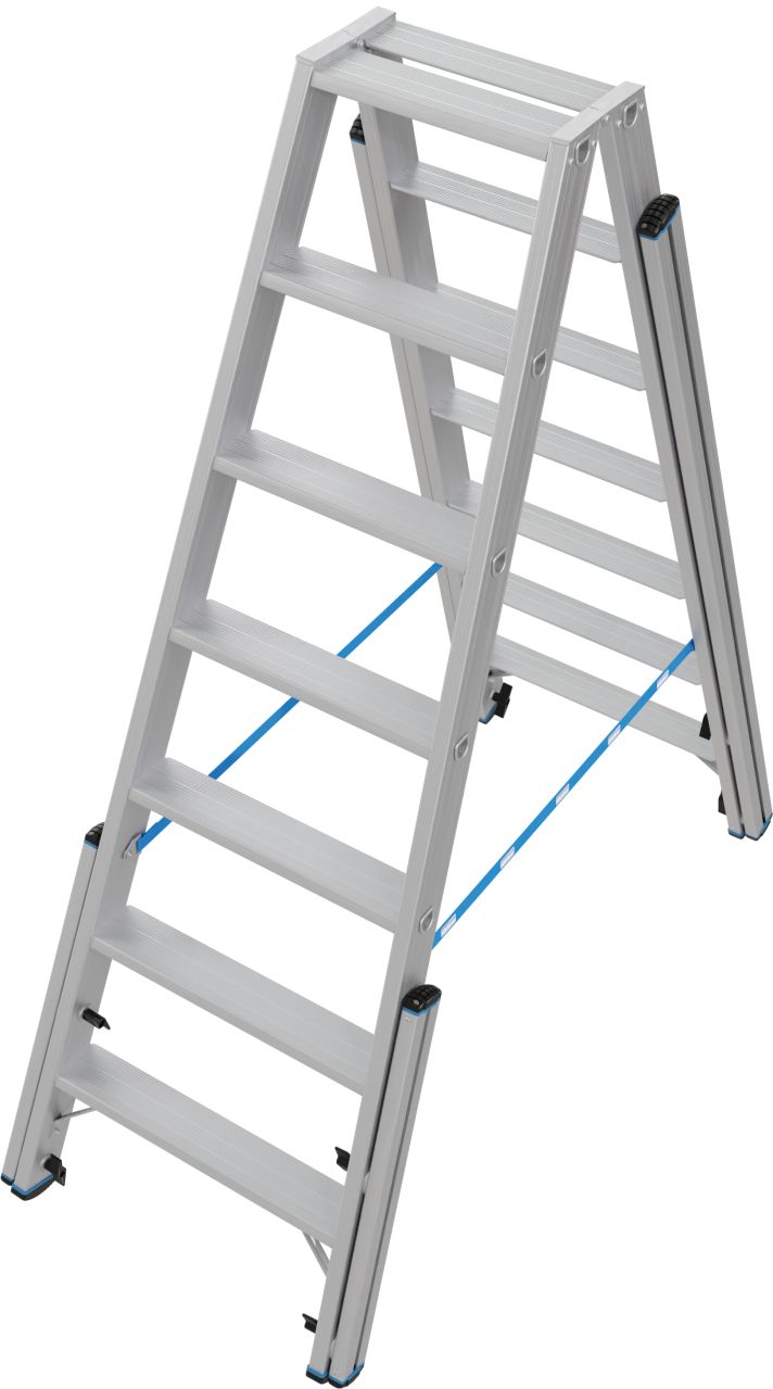 STABILO Teleskop-Stufen-DoppelLeiter