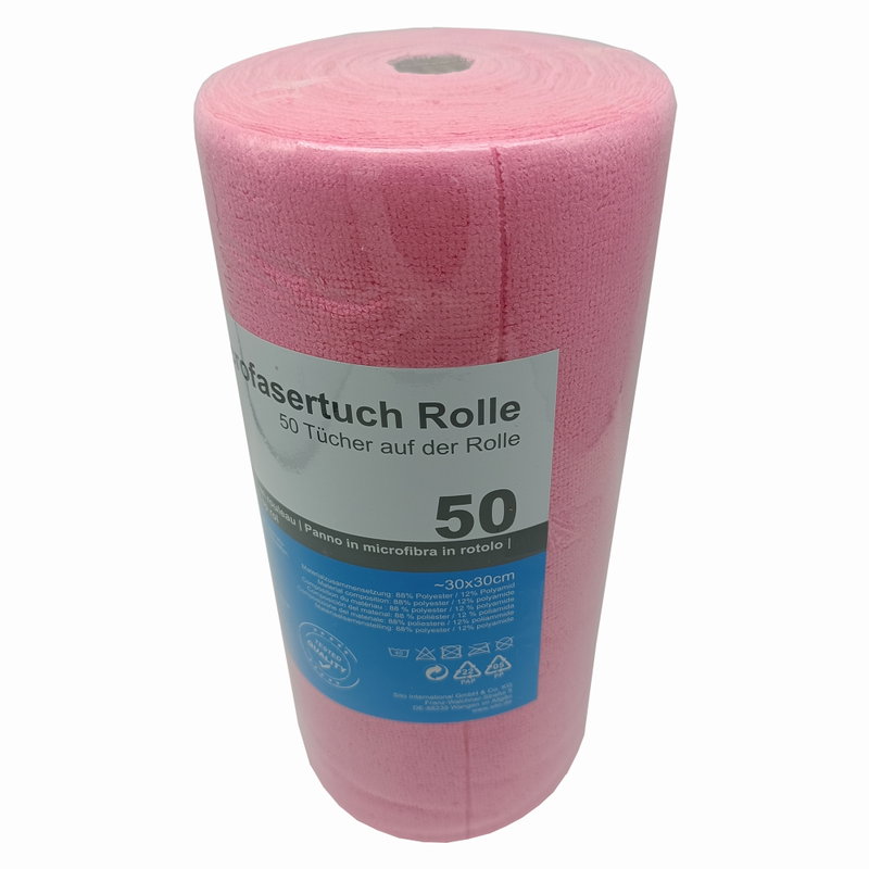 Mikrofaser auf der Rolle - rot
