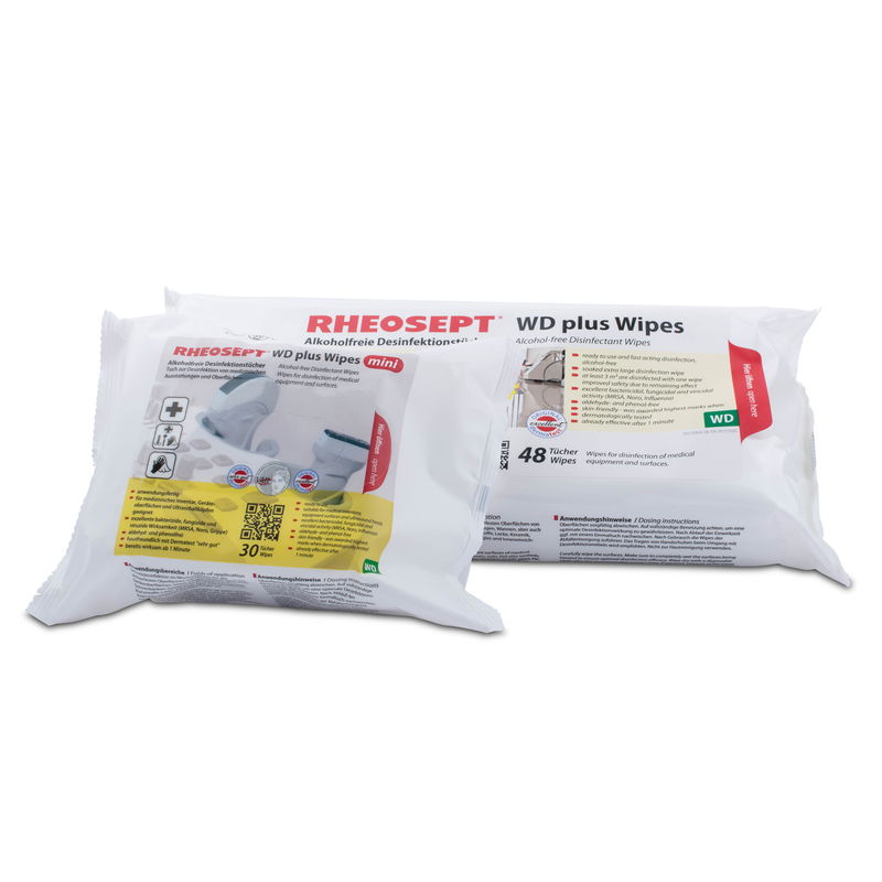 Rheosept WD Plus Mini - Flächendesinfektionstücher
