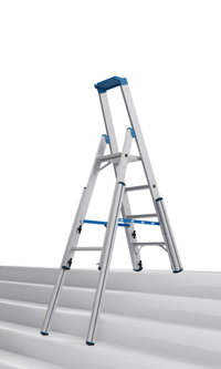 STABILO Teleskop-Stufen-StehLeiter