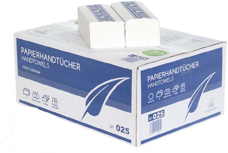 Papierhandtücher Premium V-Falz 2