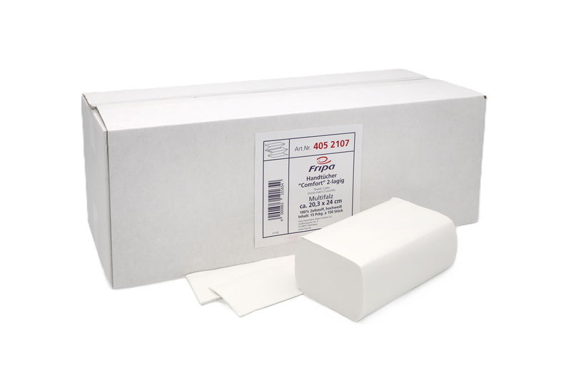 Fripa Papierhandtücher Z-Falz schmal kurz 2