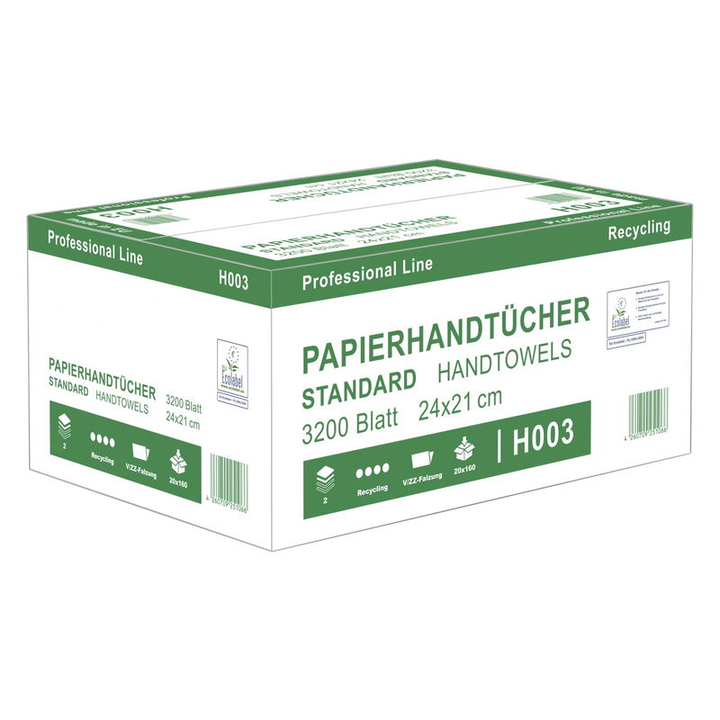 Papierhandtücher Eco Plus V-Falz 2