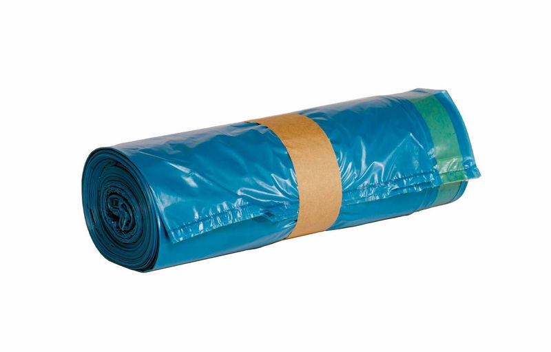 Müllsack 120 Ltr. blau 39 my Zugband