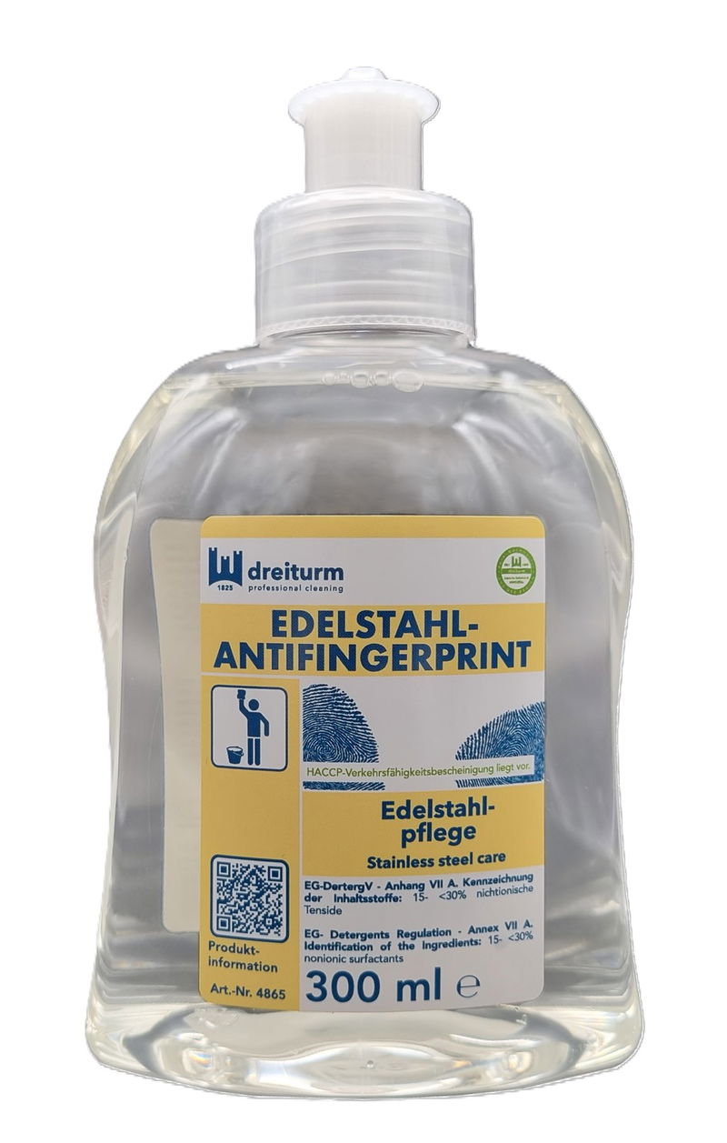 Dreiturm Edelstahl-Antifingerprint