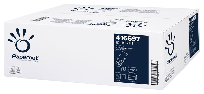 Papernet Papierhandtücher W-Falz 2