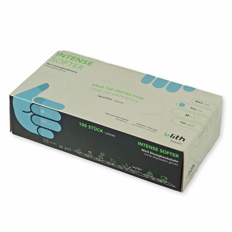 Einmalhandschuhe Nitril blau light