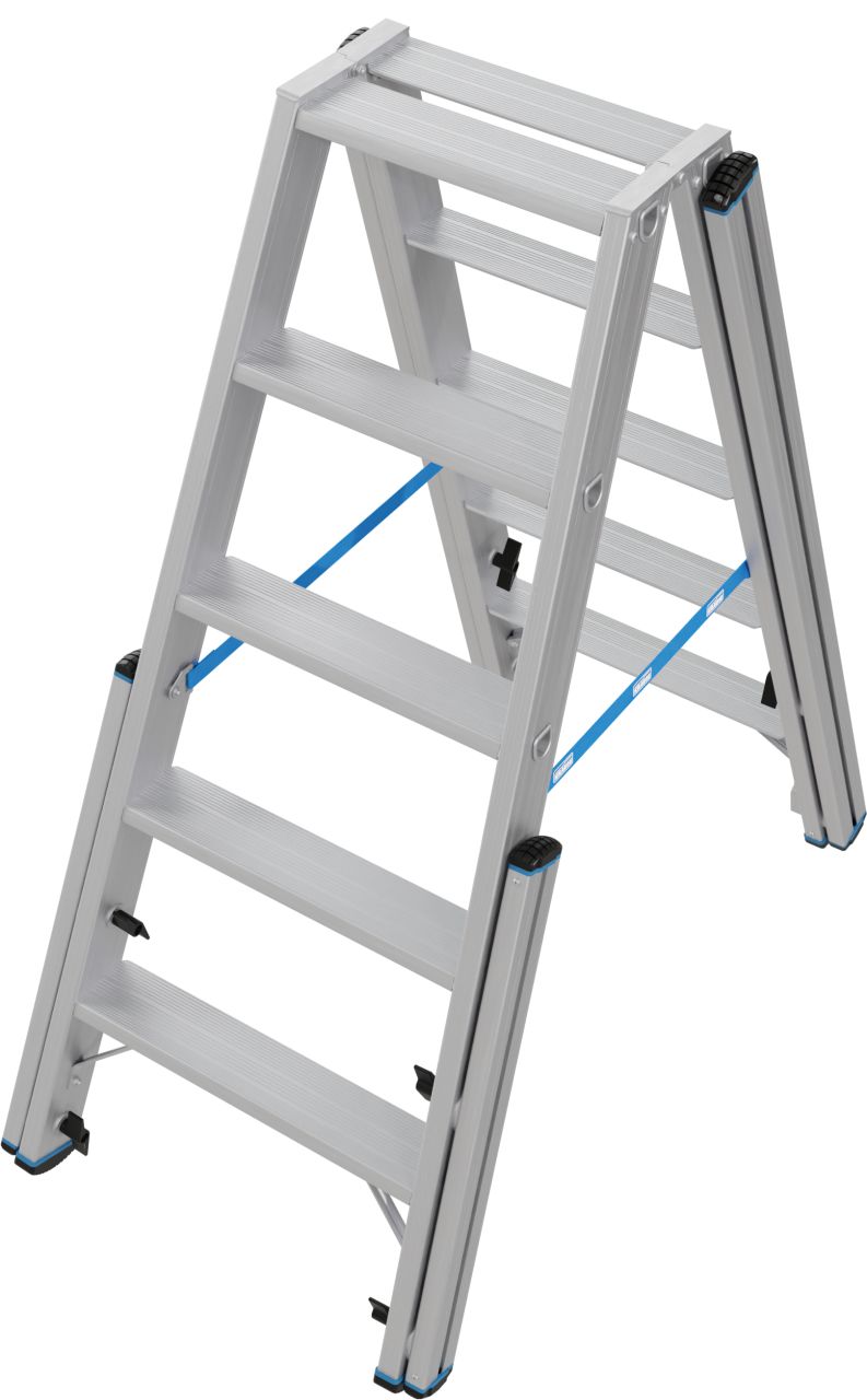 STABILO Teleskop-Stufen-DoppelLeiter